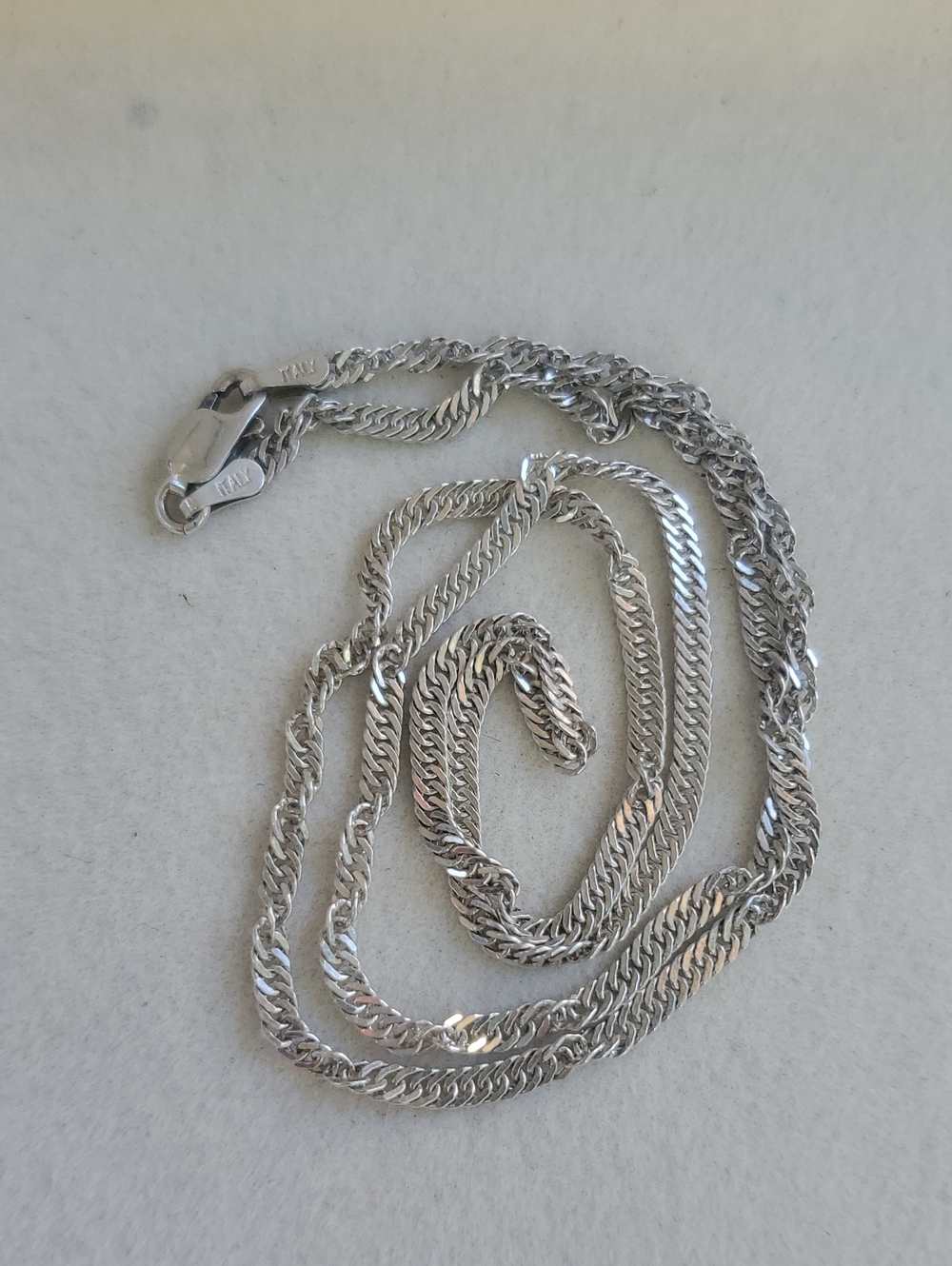 Italian Sterling Silver Chain Necklace